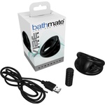 Bathmate Vibe Ring Strength - вибриращ пенис пръстен с акумулаторна батерия (черен) - desirel
