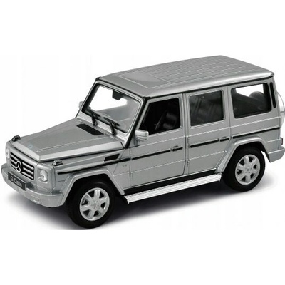 MERCEDES G Class strieborný model auta Welly 1:24