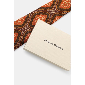 Drôle de Monsieur Копринена вратовръзка Drôle de Monsieur La Cravate MEdaillon (I.TI002.SE016)