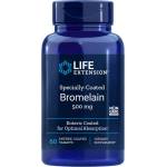 Life Extension Specially-Coated Bromelain/ Бромелаин 500 mg x 60 стомашно-устойчиви таблетки (01203 LE)