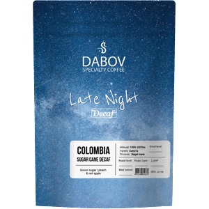 DABOV Specialty Coffee Кафе на зърна Dabov Specialty Coffe Late Night Decaf, 200 г