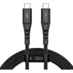 Tech-Protect ub11t ultraboost type-c cable pd 100w / qc3.0 200cm black (5906302390724)