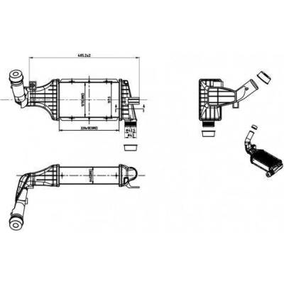 Chladič turba HART 612 715 (612715)