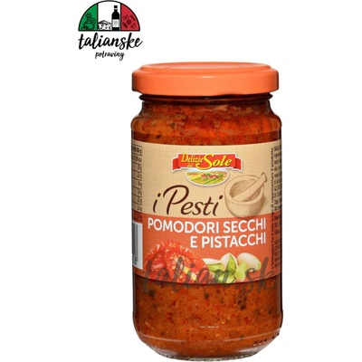 Delizie dal Sole Pesto Sušené paradajky a pistácie 190 g