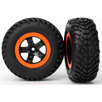 Traxxas колело 2.2/3.0", джанта SCT черно-оранжева, гума SCT (2)