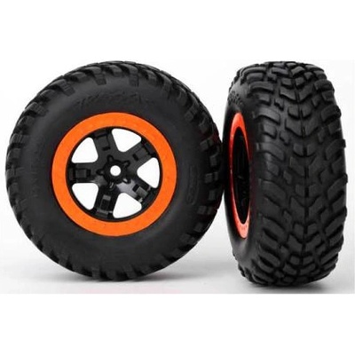 Traxxas колело 2.2/3.0", джанта SCT черно-оранжева, гума SCT (2)