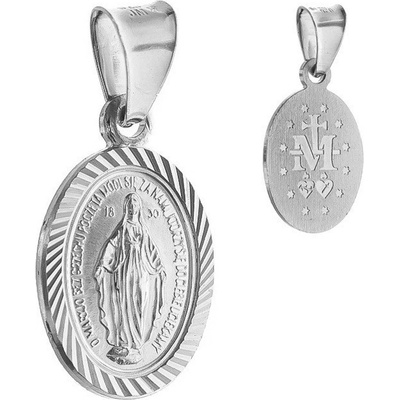 Argento Strieborný prívesok Zázračná medaila 85372