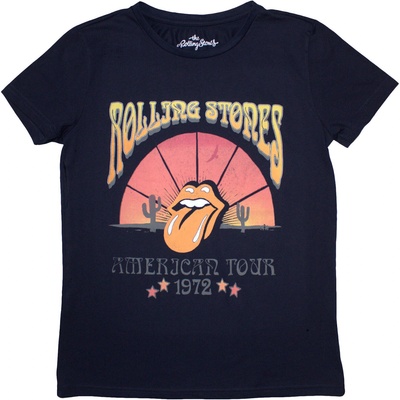 The Rolling Stones Desert '72 Navy Blue M Дамски Риза (<![CDATA[RSTS261LN02]]>)