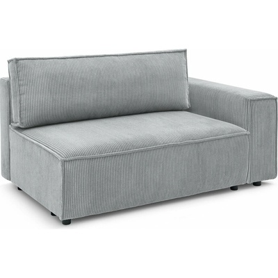 Bobochic Paris Nihad modular modul pohovky šedá/světlá 163 cm, 88 cm, 100 cm