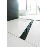 Alcadrain Комплект душ канал с черен стъклен капак Alca Glass и APZ106 85 см (GL1204-850+APZ106-850)