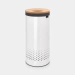 Brabantia 35 л. бял кош за пране с корков капак Brabantia (90300239)