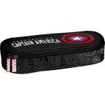 PASO Овален ученически несесер Paso Captain America - 1 цип (AV25AV-013)
