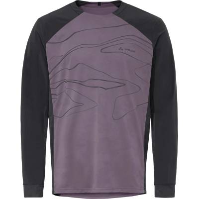 Vaude Мъжка фланелка с дълъг ръкав за колоездене Vaude Moab L/S Pro Shirt Cycling jersey - Purple Ash (056-3955-0311)