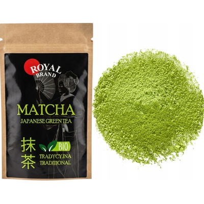 Royal Brand Zelený Čaj Matcha Japonský BIO Práškový Čaj 50 g