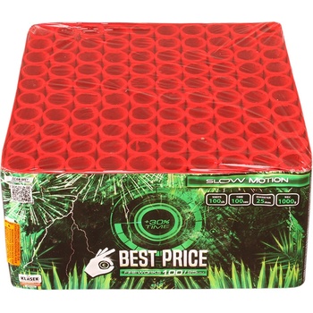 Pyrotechnika Kompaktní ohňostroj Best price Slow motion 100 ran 25 mm