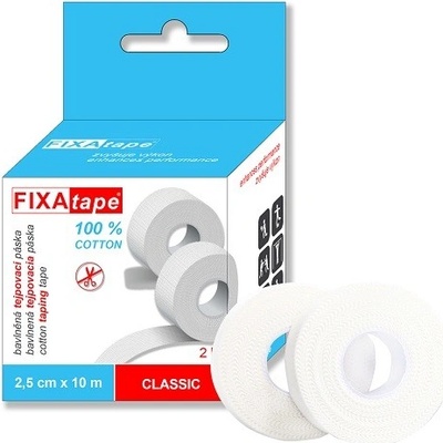 FIXAtape CLASSIC ATHLETIC tejpovacia páska 2,5 cm x 10 m 2 ks