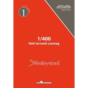 REALSYSTEM 1/400 годишен седмичен график пръстен календар аксесоар 1400-00 (1400-00)