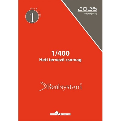 REALSYSTEM 1/400 годишен седмичен график пръстен календар аксесоар 1400-00 (1400-00)