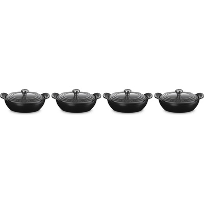 Le Creuset 21502130000425 Liatinové hrnce Gourmand s pokrievkami 13 cm, 8 dielov