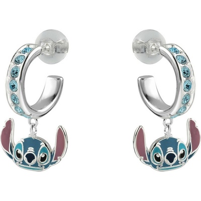 Disney strieborné kruhy s príveskami Stitch Lilo & Stitch ES00099SRQL.CS