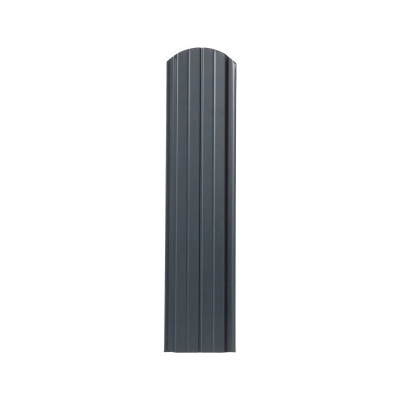 Covernit Plechová plotovka Unico oblá 150 cm 150 x 115 x 09 cm antracit