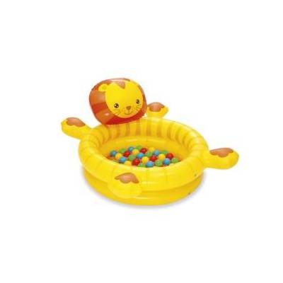 Надуваем басейн за деца Bestway, Cuddly Cub Ball Pit, 111 см x 98 см x 61.5 см