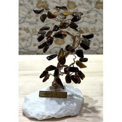 Stromeček štěstí Tygří oko 12 cm