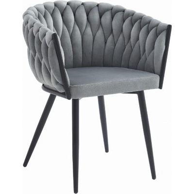 Trendie Monterrey Sametová světle šedá