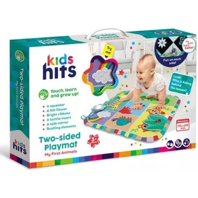 KIDS HITS Подложка за игра с 2 лица - моите първи животни (kh06/005)