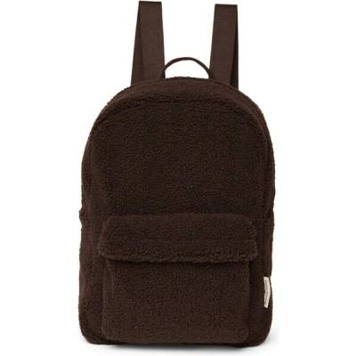 STUDIO NOOS Teddy Midi BACKPACK batôžtek s predným vreckom Chocolate