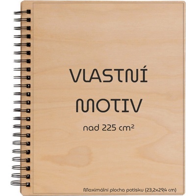 GEDEON Fotoalbum na fotorůžky 24x29 cm 40 stran Plywood GRAVÍR Rozměr: Rozměr nad 225 cm2, Motiv gravíru: Vlastní motiv