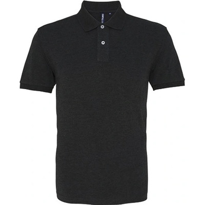Asquith & Fox pánské polo triko AQ010 Heather Black