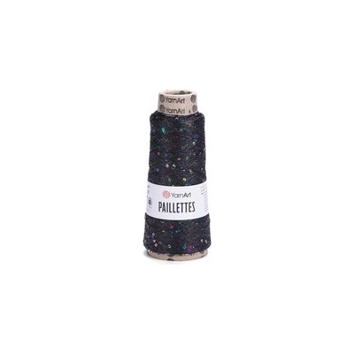 YarnArt Paillettes 8010 - černá