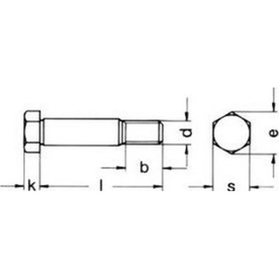 šroub M12x45 BEZ PÚ 8.8 lícovaný DIN 610 [1 ks] – Hledejceny.cz