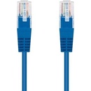 C-TECH CB-PP5-05B patch, Cat5e, UTP, 0,5m, modrý