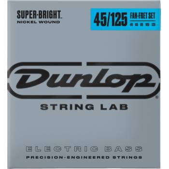 Dunlop DBSBNFF45125 Bass Super Bright Nickel Fan-Fret Set Струни за 5-струнна бас китара