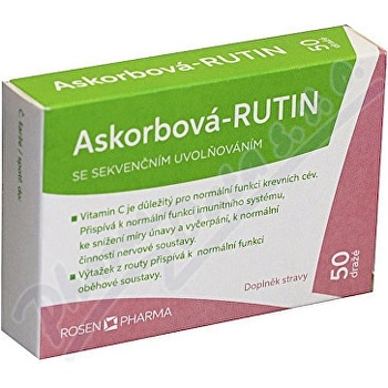 Rosen Askorbová RUTIN 50 drg.