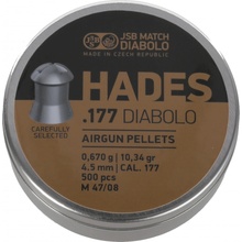 Diabolky JSB Hades 4,5 mm 500 ks