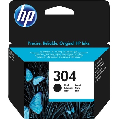 HP 304 originální inkoustová kazeta černá N9K06AE – Zbozi.Blesk.cz