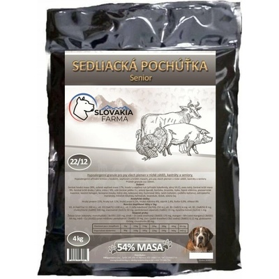 Hypoalergenní Slovakia Farma - Sedliacká pochúťka Senior - 4 kg