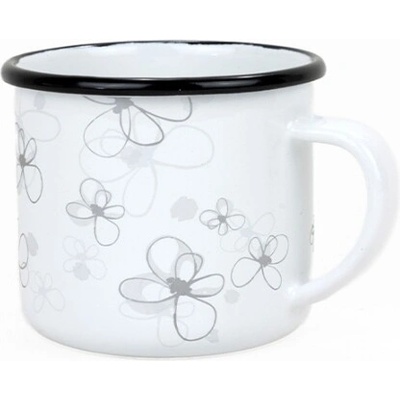 Belis Smaltovaný hrnček ø 8 cm 0,35 l biely Premium biely 11008-039DS2