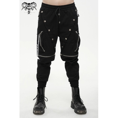 Devil fashion мъжки панталони DEVIL FASHION -Gabriel пънк, с капси - PT172