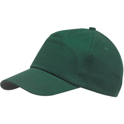 Päťpanelová zapínanie na suchý zips tmavo zelená