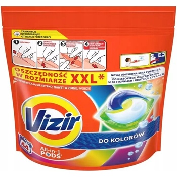 Vizir Color All in1 Pods prací kapsule 44 PD