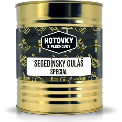 Hotovky z plechovky Segedínsky guláš špeciál 0,8 kg