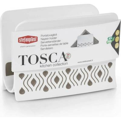 Stefanplast Stojan na ubrousky TOSCA, bílo-béžový, plast