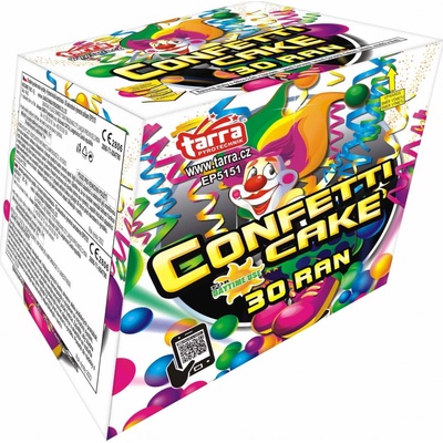 Konfetový Ohňostroj CONFETTI CAKE 30 ran 12x1 Čína EP5151