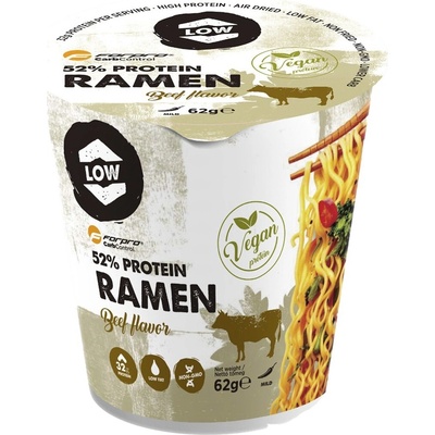 Forpro CarbControl Proteinový ramen s vysokým obsahem bílkovin s hovězí příchutí jemně pikantní 62 g