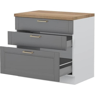 Долен кухненски шкаф с чекмеджета Tara R-90-3MBOX/4