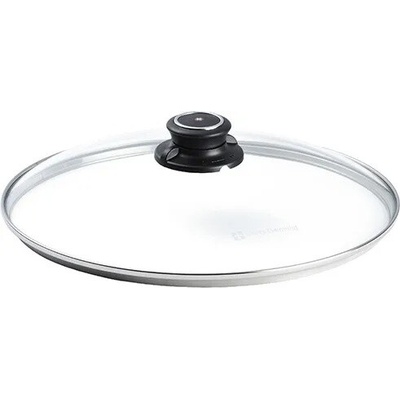 Swiss Diamond PEL26 Skleněná poklice s nastavitelným ventilem 26 cm